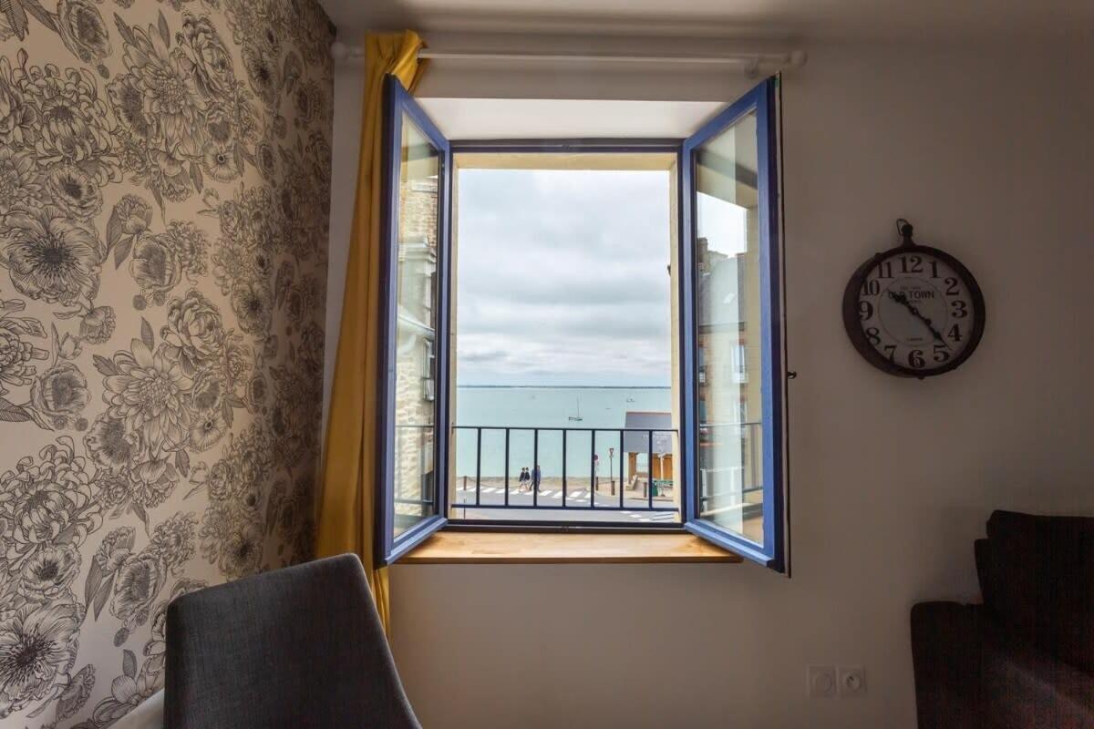 La Brise- Joli T2 Renove - Vue Mer - 1 Chambre Daire Cancale Dış mekan fotoğraf